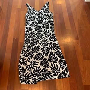 Mikoh Monstera print maxi cover-up